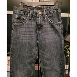 Lee Premium Select Boys Classic Straight Leg‎ Denim Jeans Dark Wash Size 14